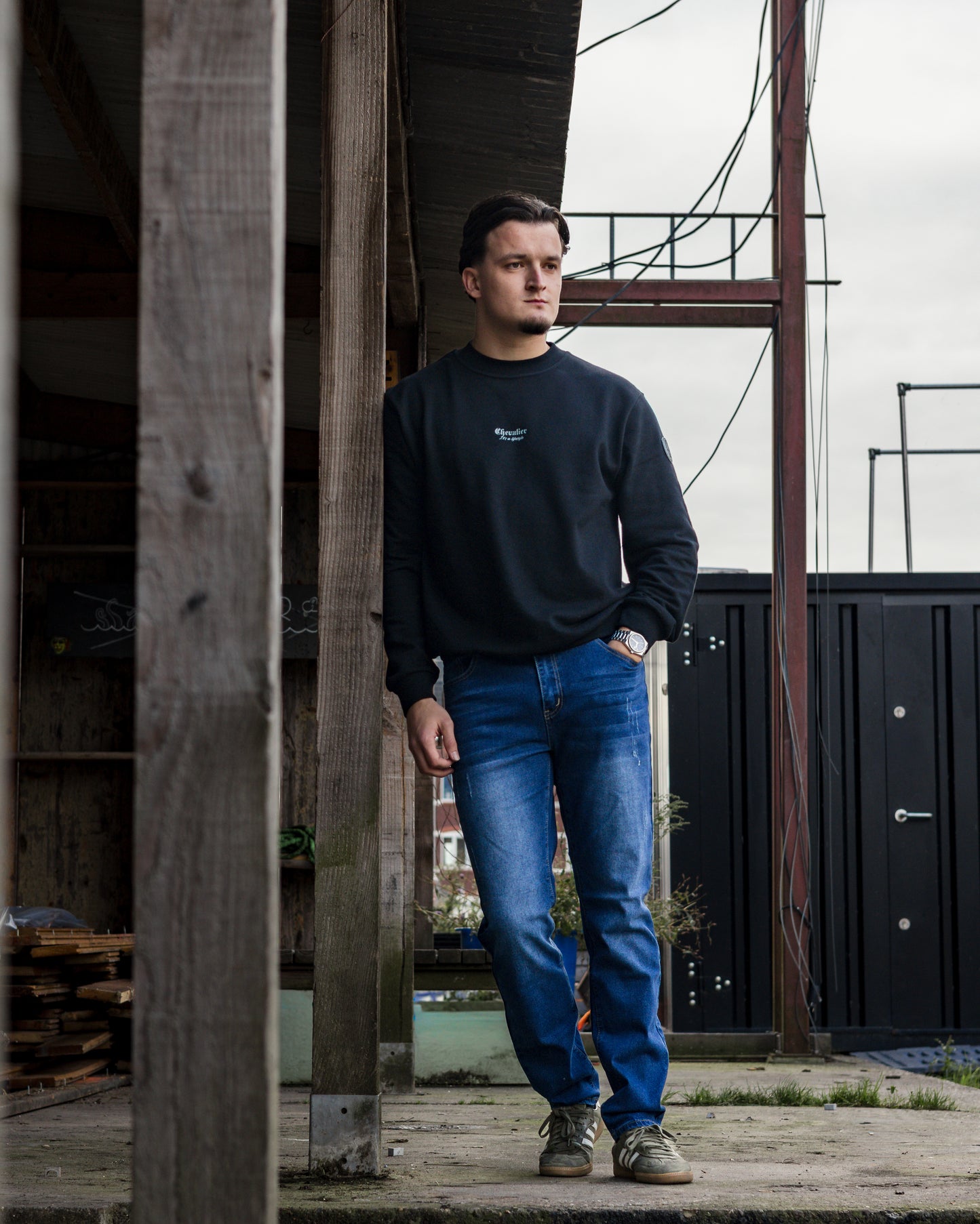 ICON SWEATER ZWART