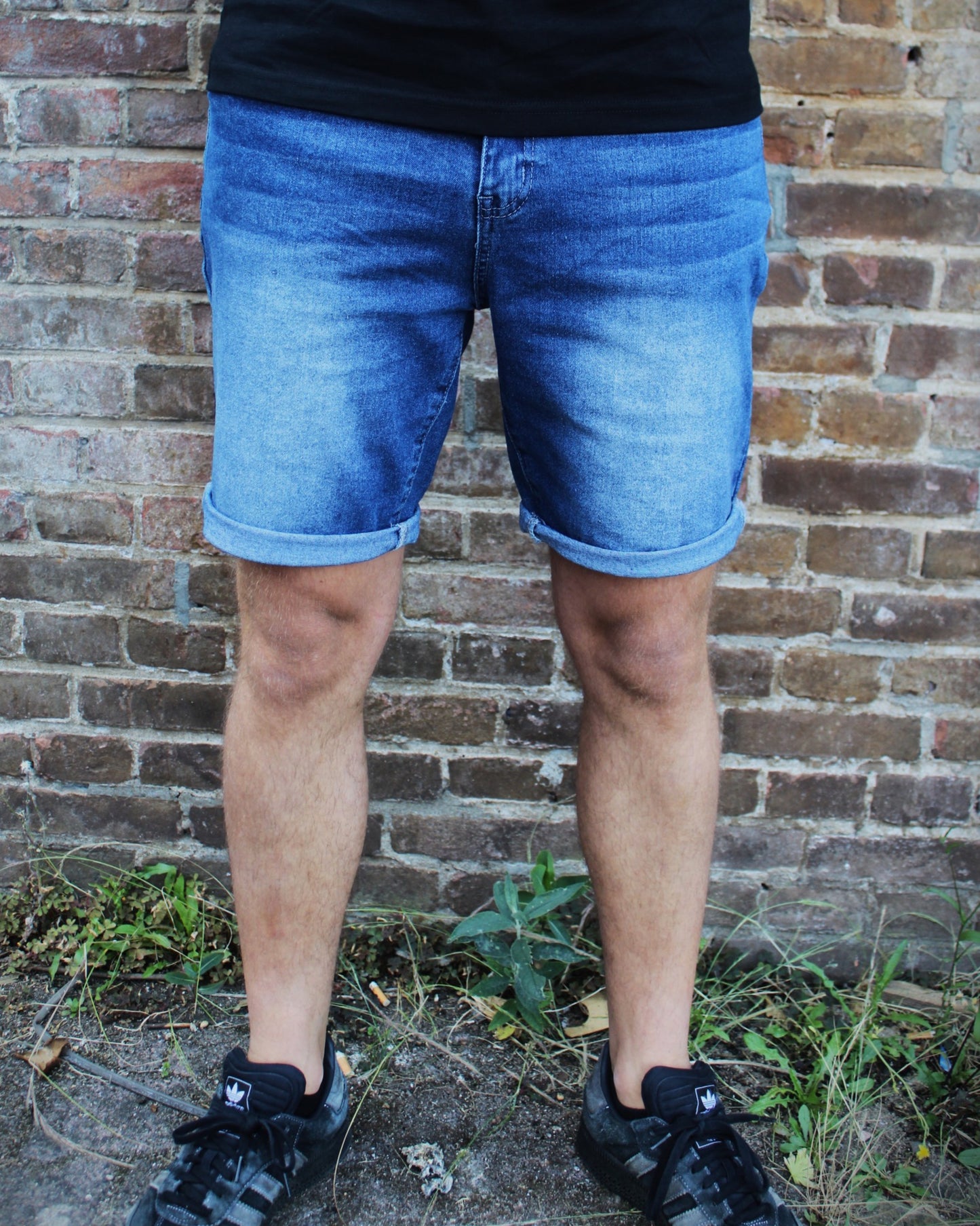 DENIM SHORTS BLAUW