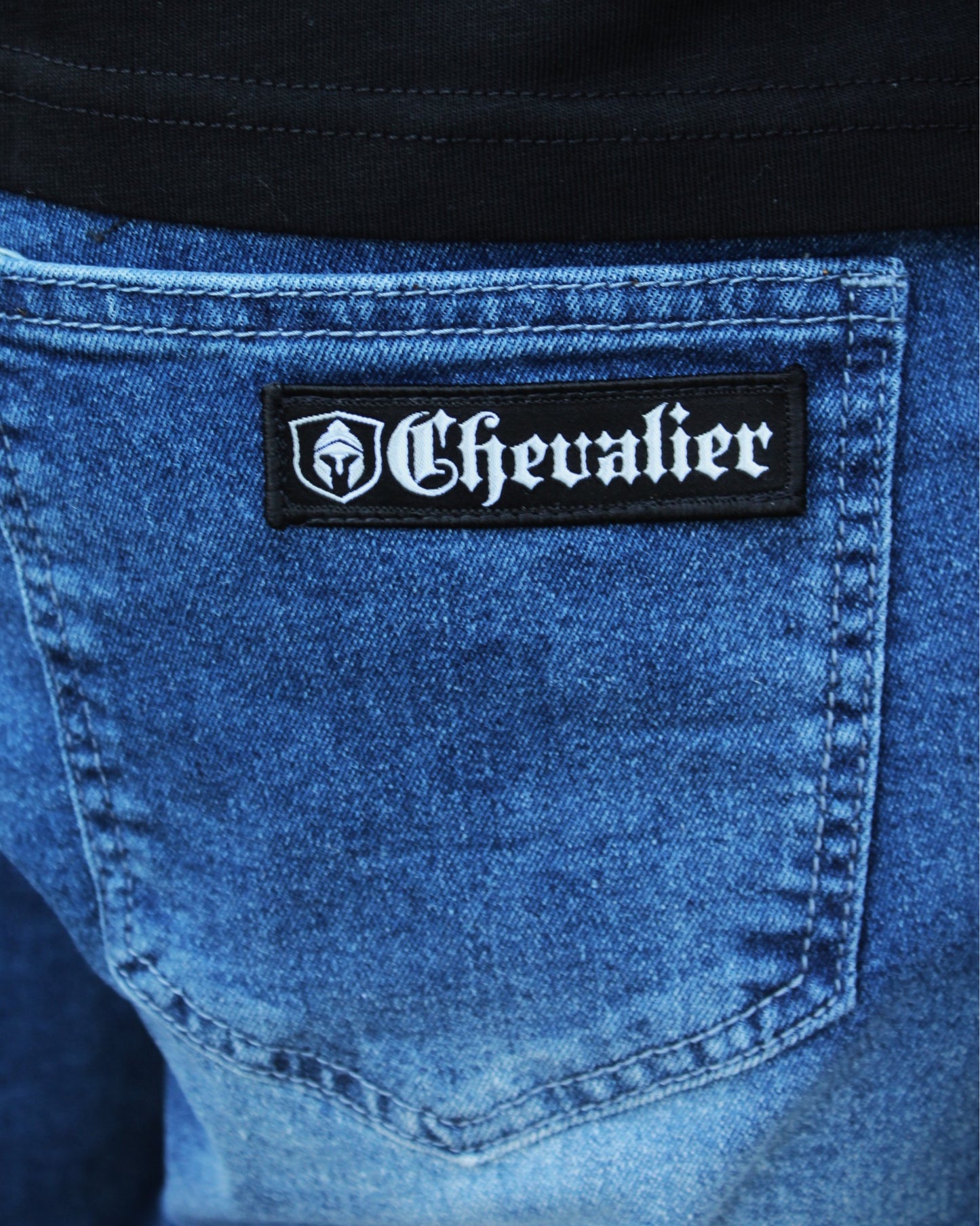DENIM SHORTS BLAUW
