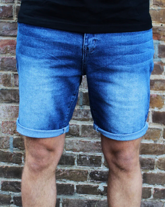 CHEVALIER | DENIM SHORTS BLAUW