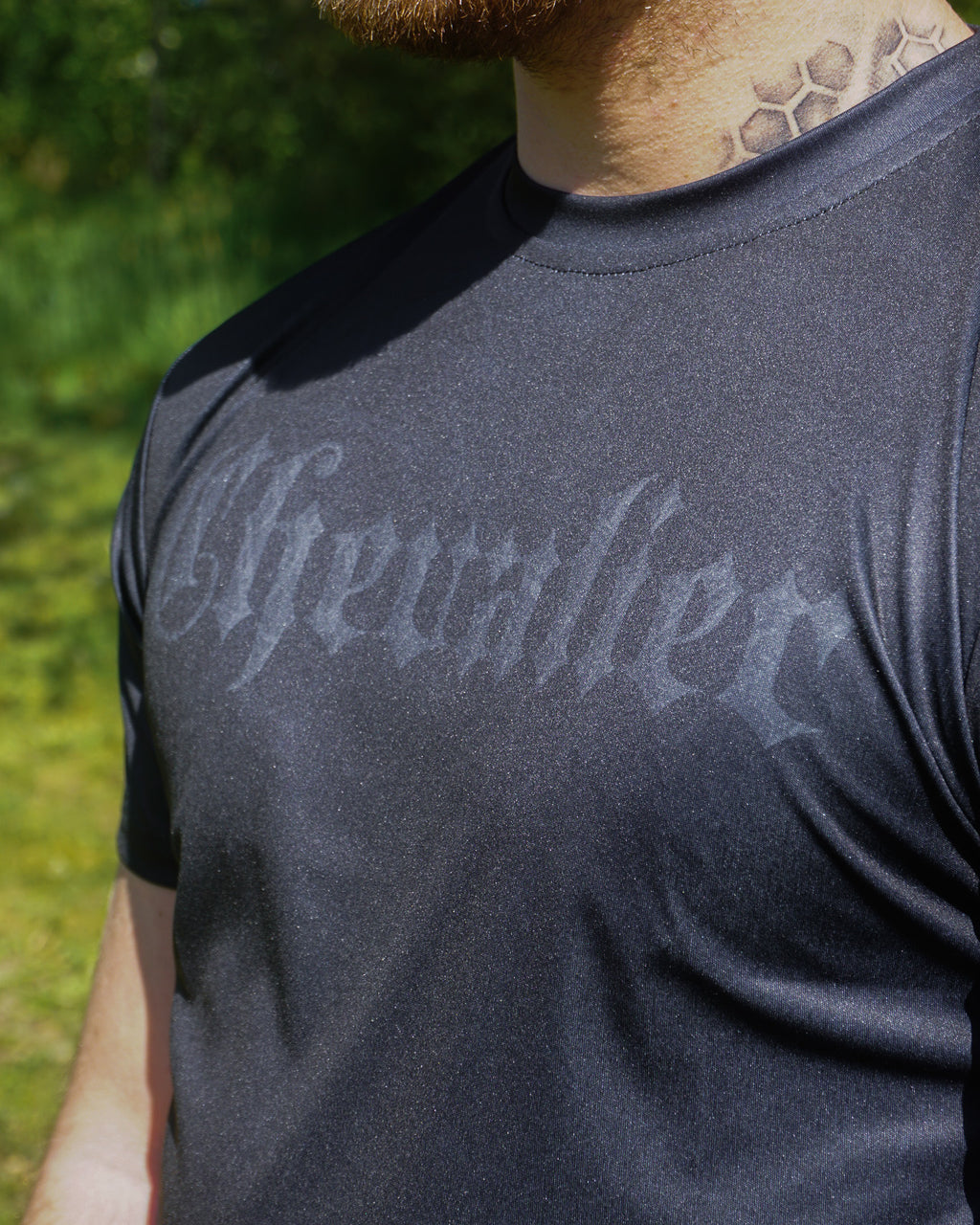 SPORTSHIRT ZWART