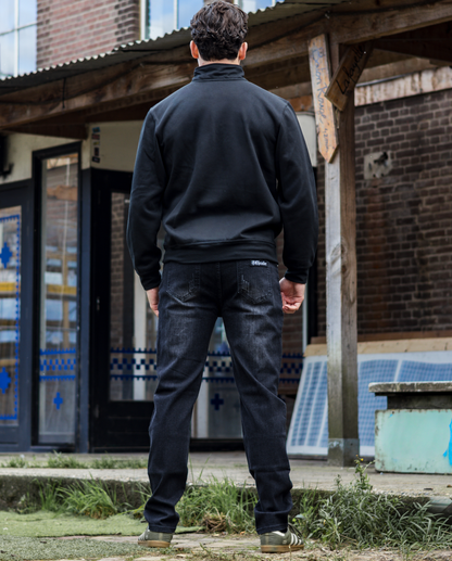 DENIM JEANS ZWART