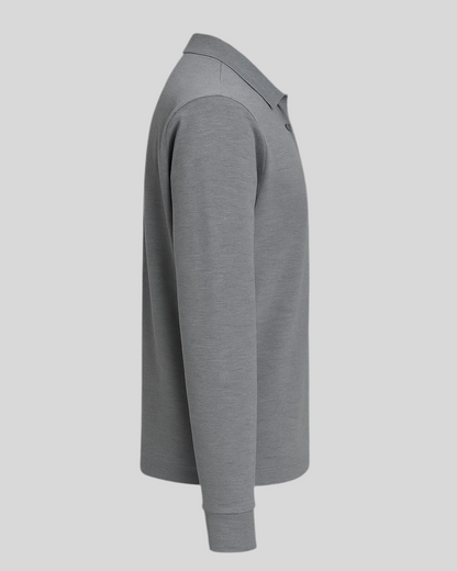CHEVALIER | POLO SWEATER GRIJS