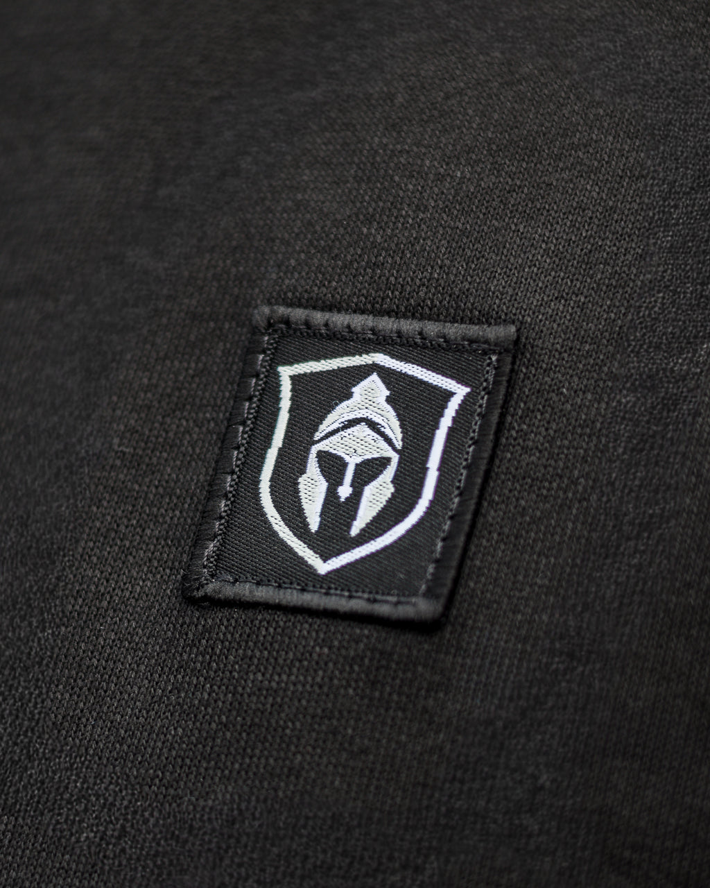 HALF ZIP CLASSIC SWEATER ZWART