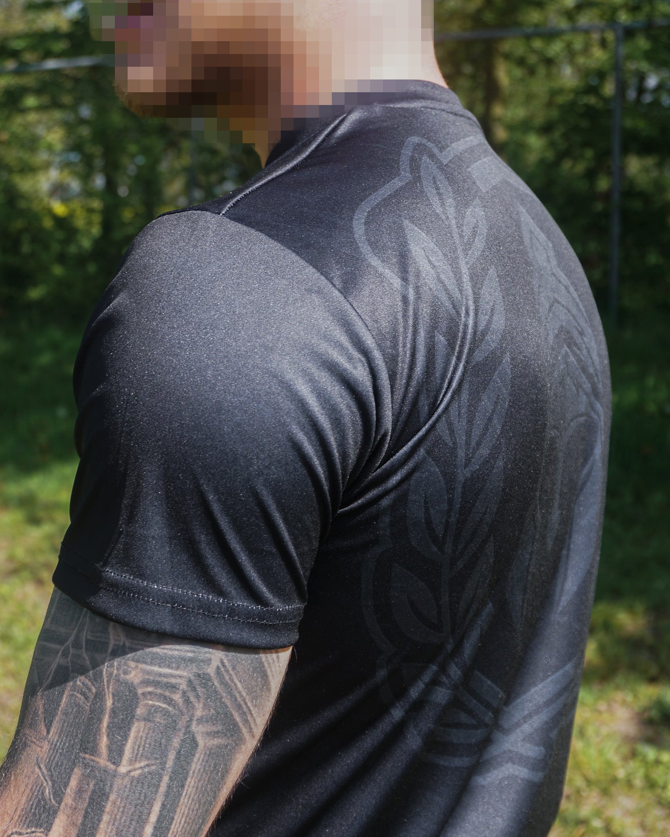 SPORTSHIRT ZWART