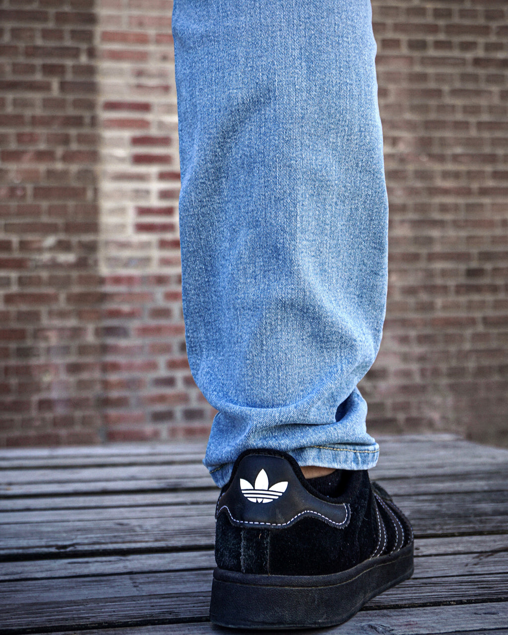 DENIM JEANS LICHTBLAUW