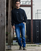 DENIM JEANS BLAUW