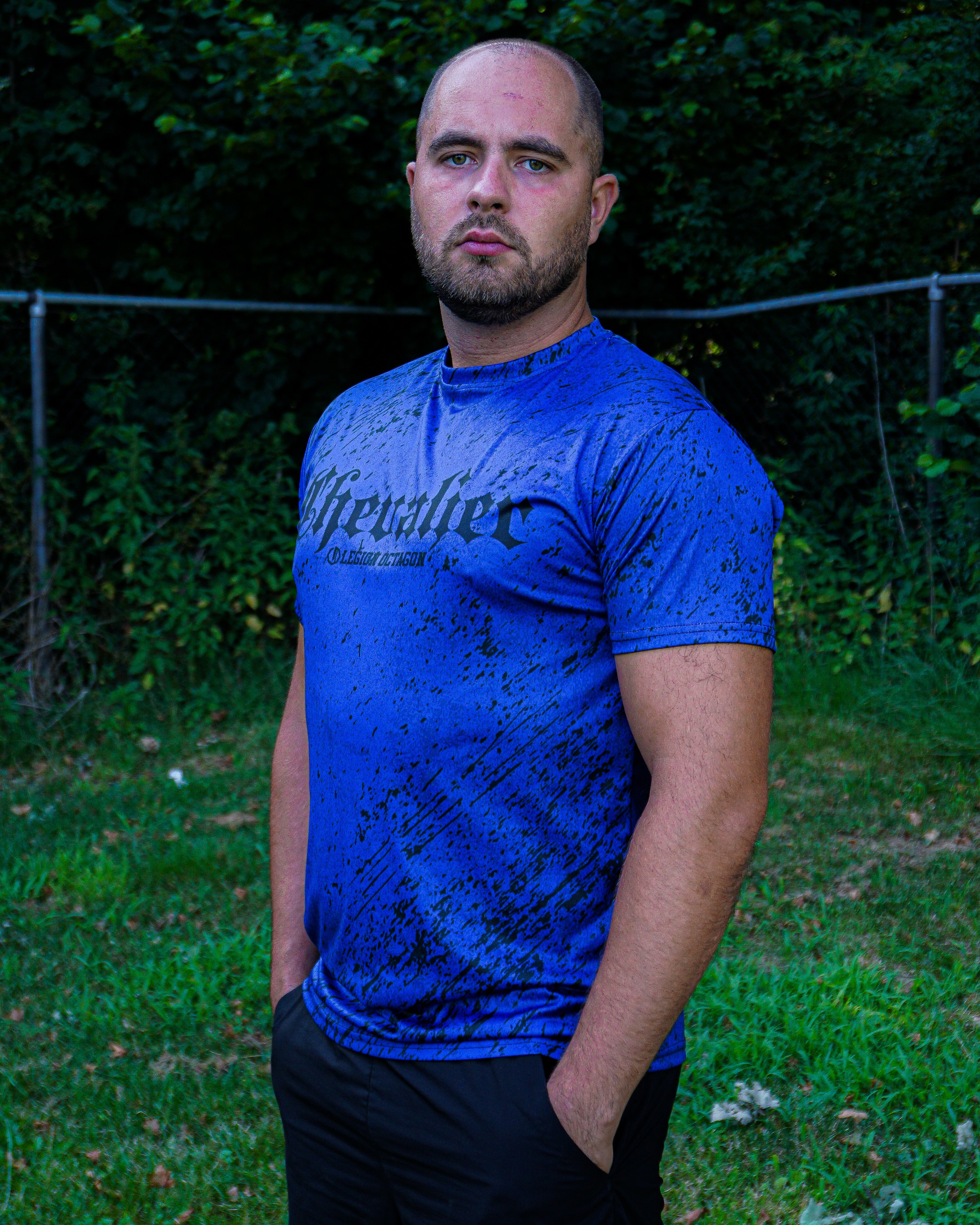 SPORTSHIRT BLAUW