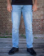 DENIM JEANS LICHTBLAUW