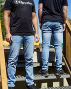 DENIM JEANS LICHTBLAUW
