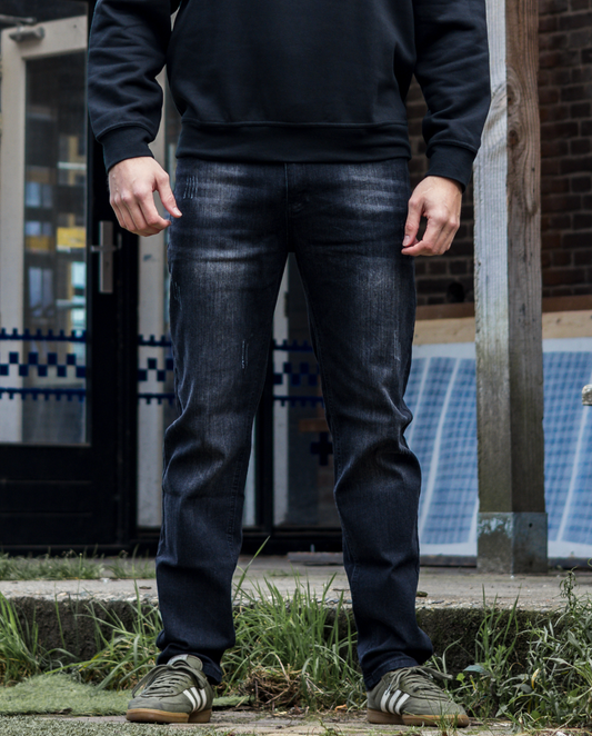 DENIM JEANS ZWART