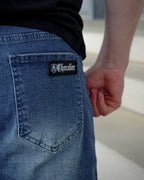 DENIM SHORTS BLAUW