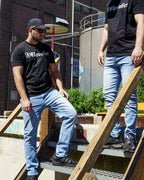 DENIM JEANS LICHTBLAUW