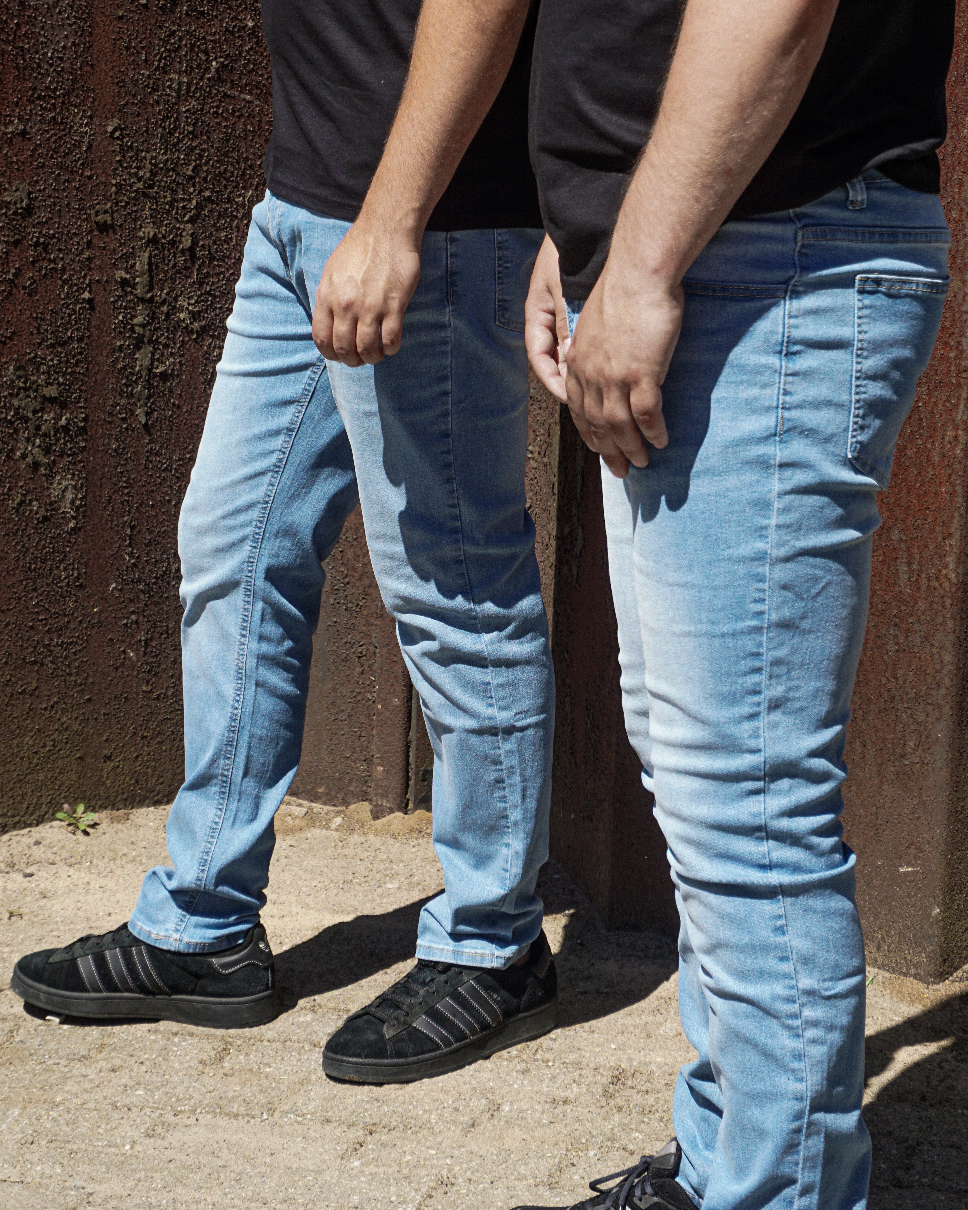 DENIM JEANS LICHTBLAUW