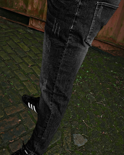 CHEVALIER | DENIM JEANS ZWART
