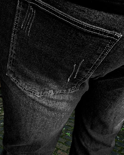 CHEVALIER | DENIM JEANS ZWART