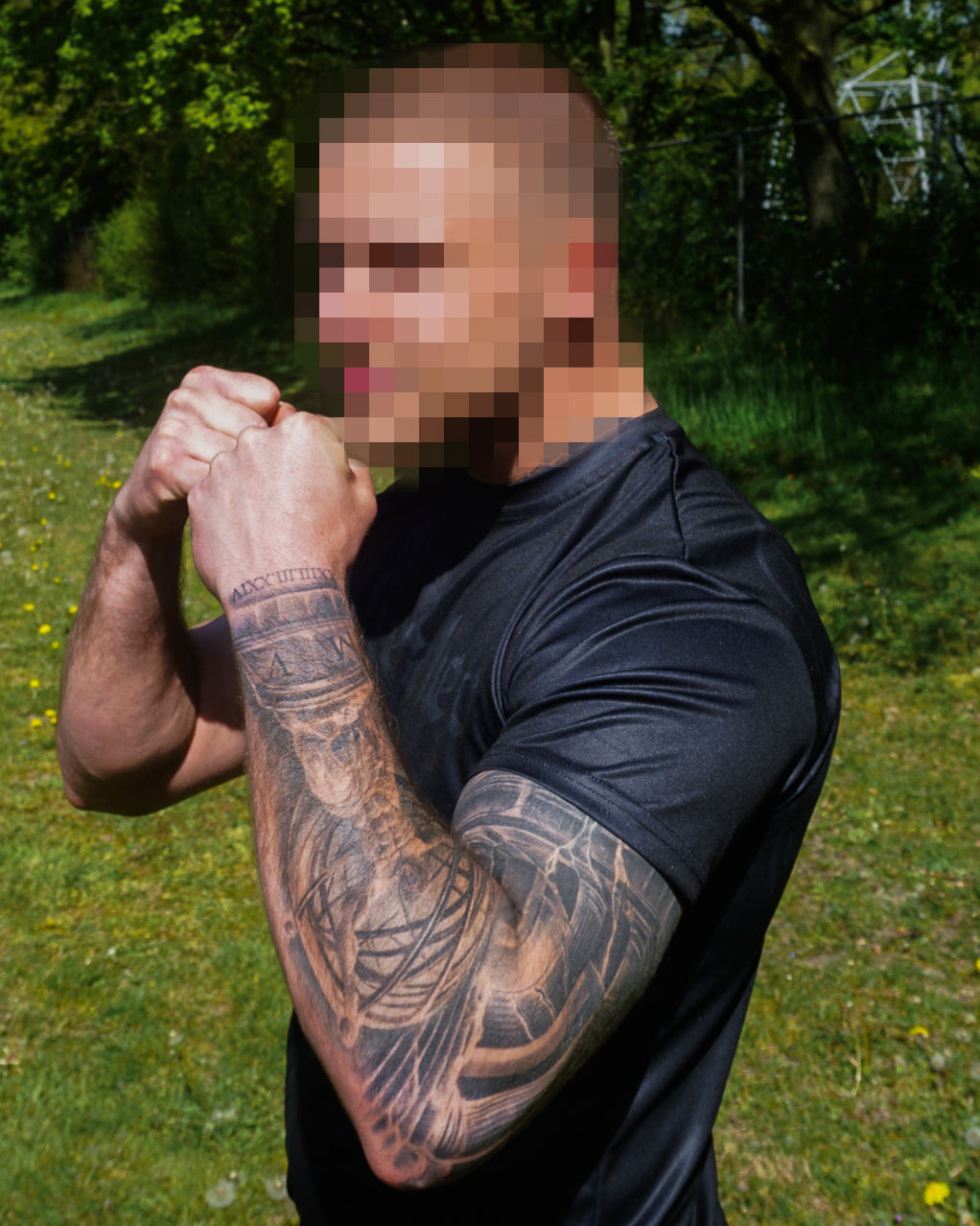 SPORTSHIRT ZWART