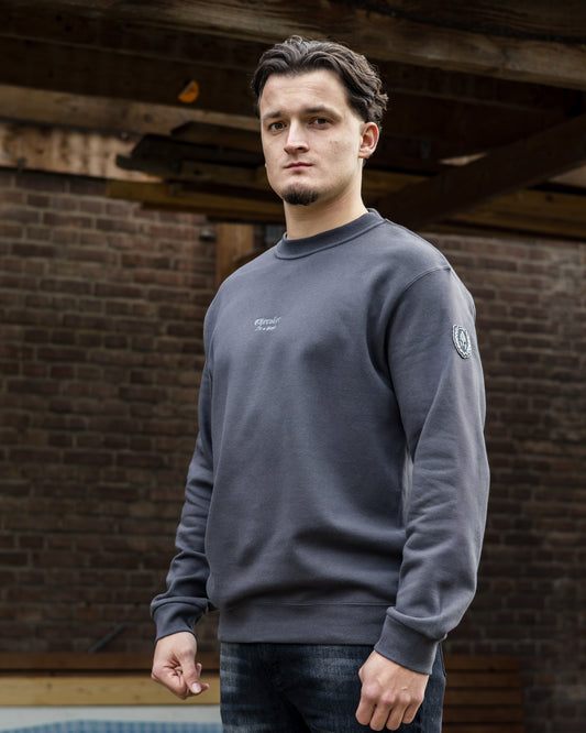 ICON SWEATER DONKERGRIJS