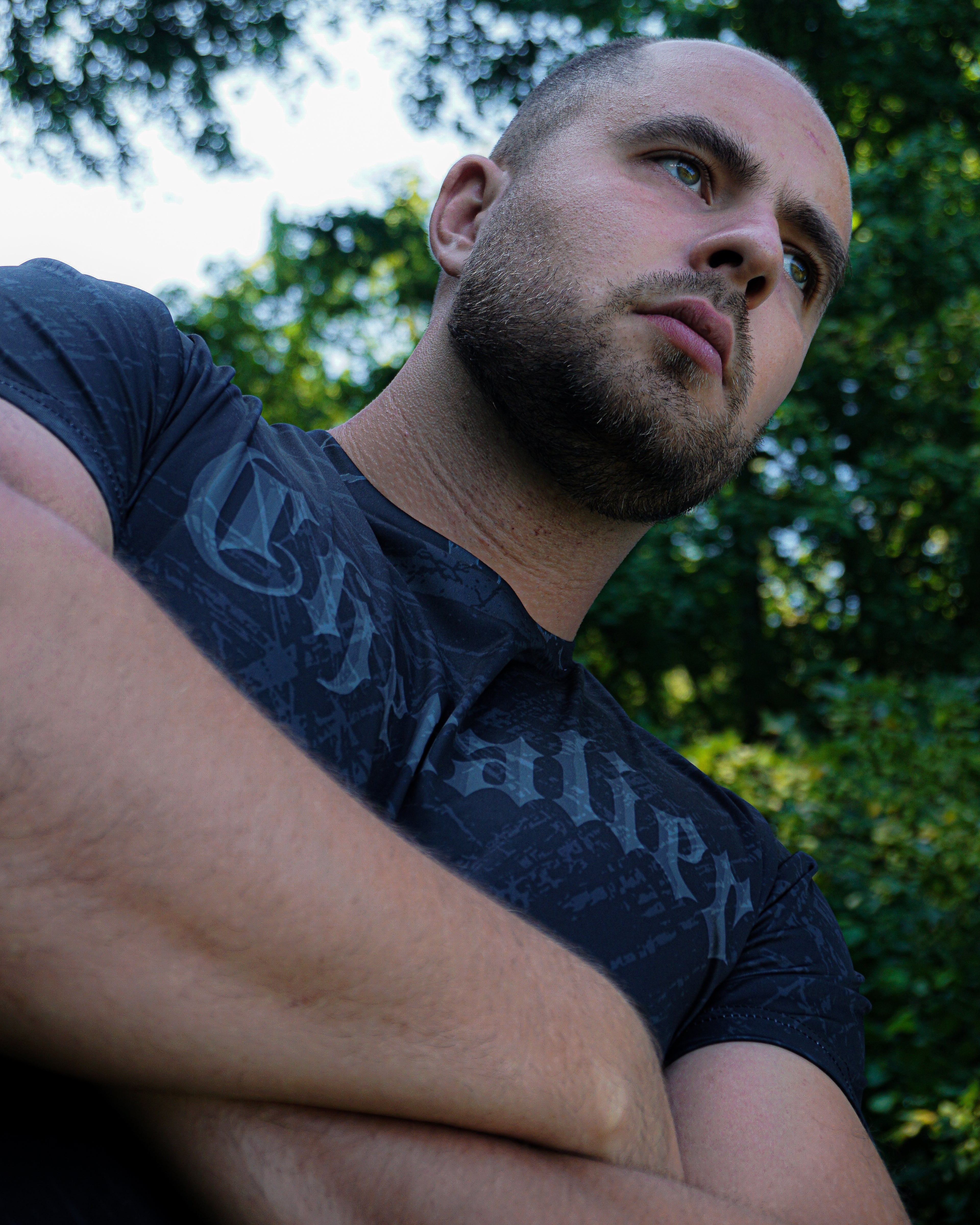 SPORTSHIRT ZWART