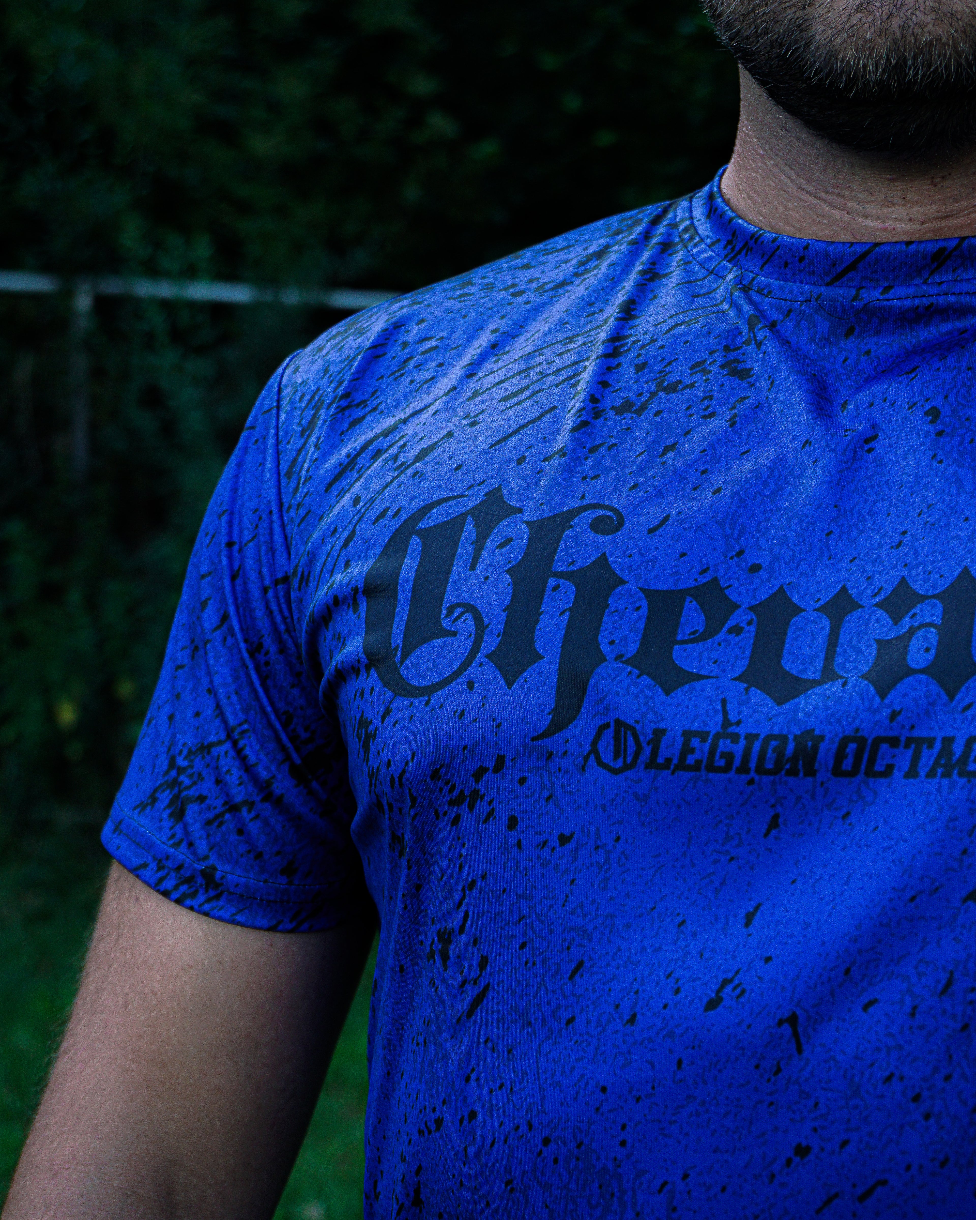 SPORTSHIRT BLAUW