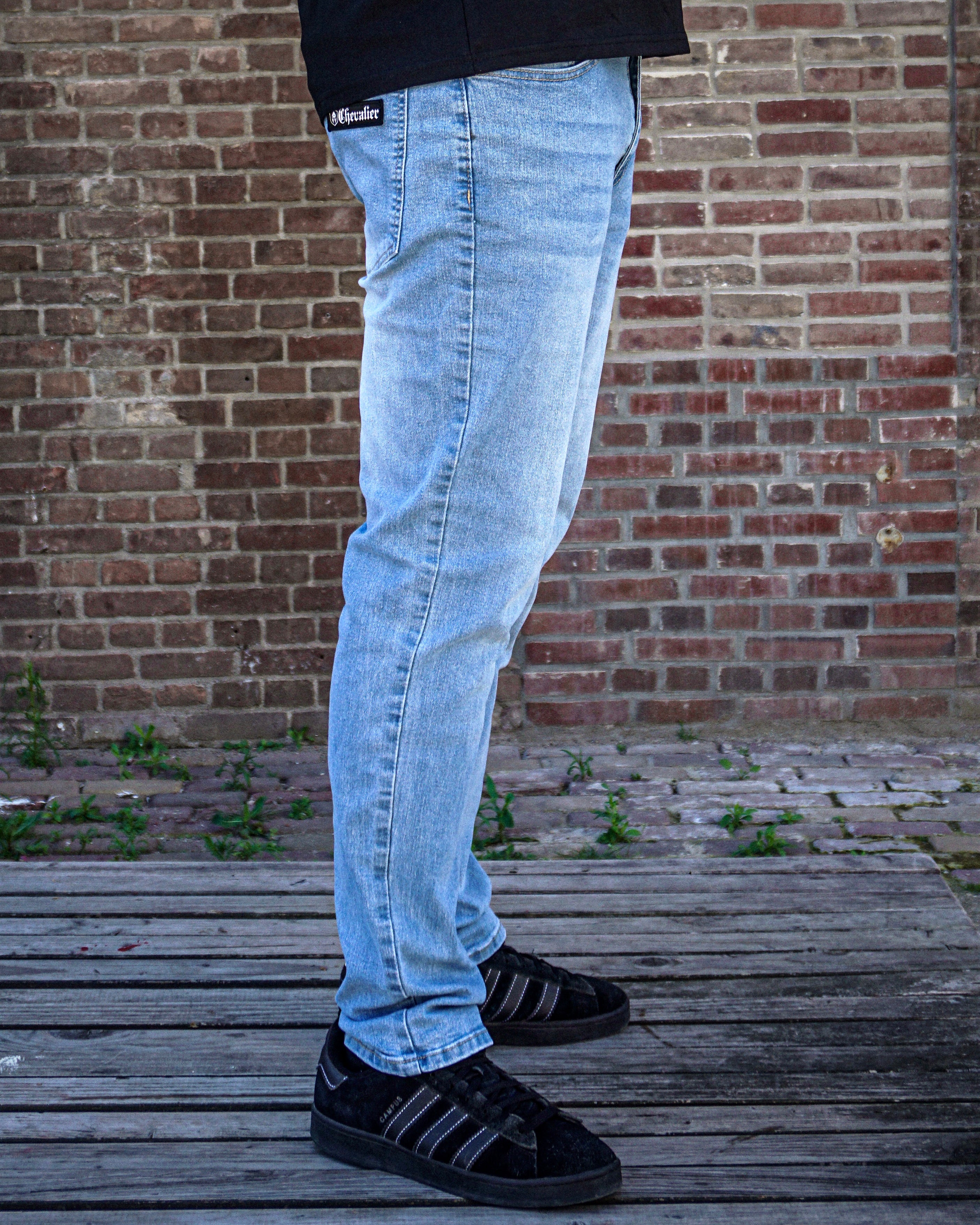 DENIM JEANS LICHTBLAUW