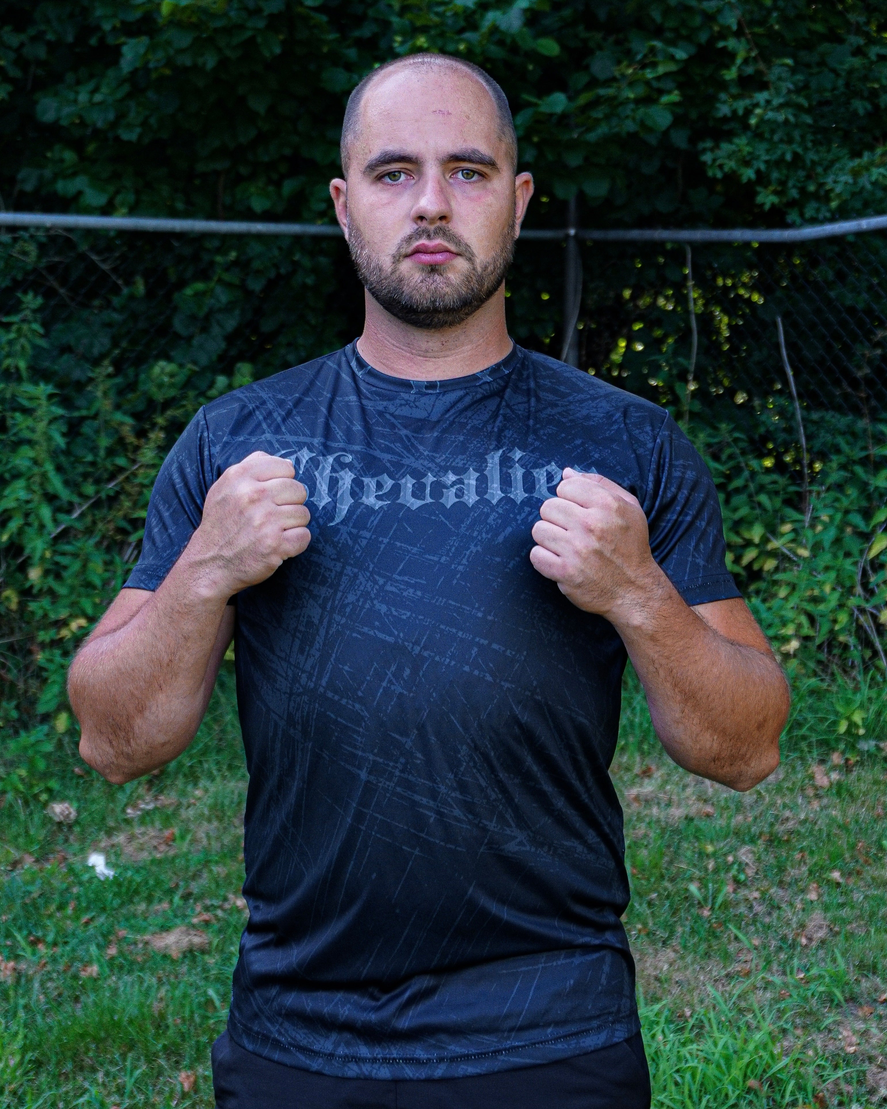 SPORTSHIRT ZWART