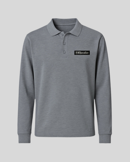 CHEVALIER | POLO SWEATER GRIJS