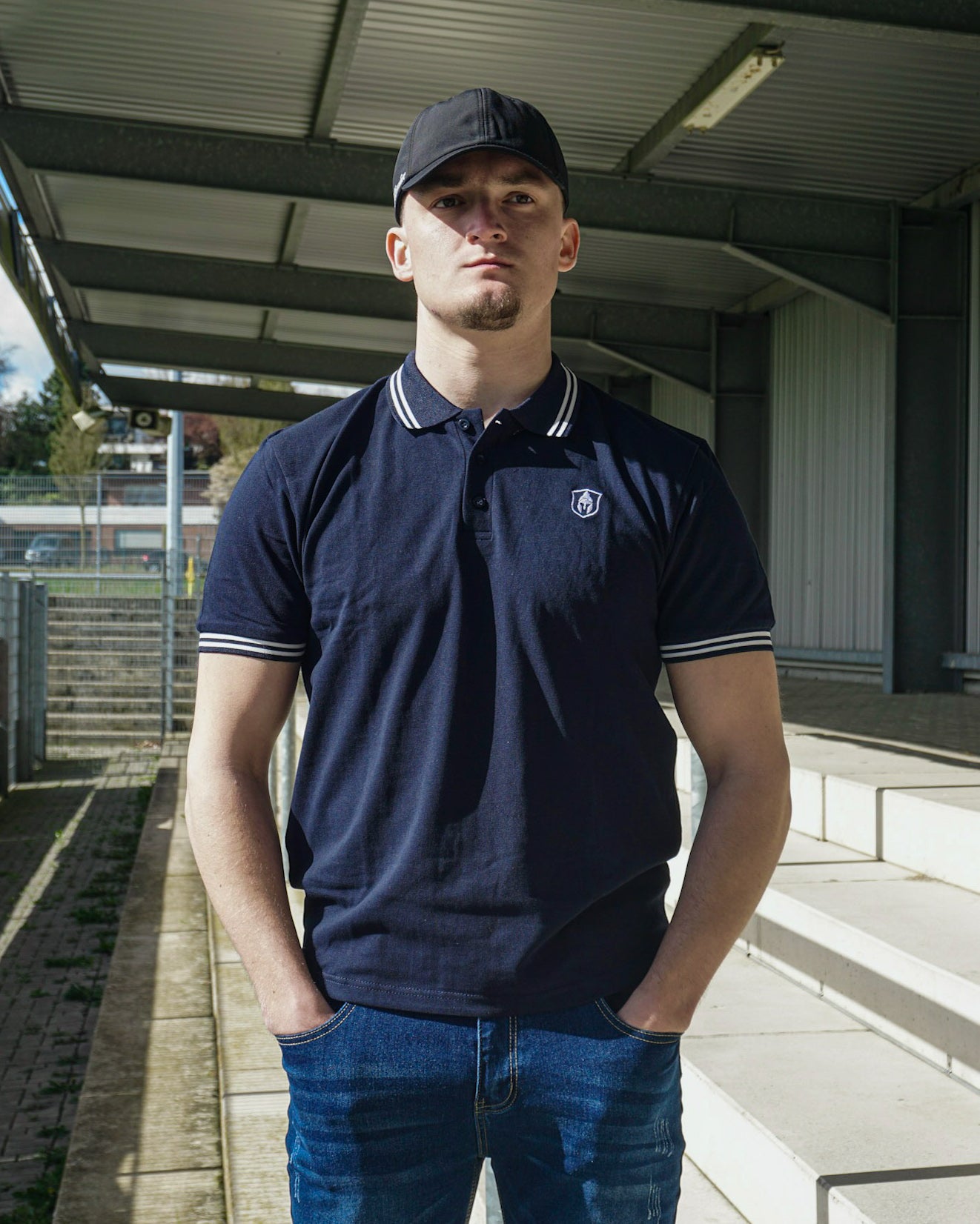 CLASSIC POLO DONKERBLAUW
