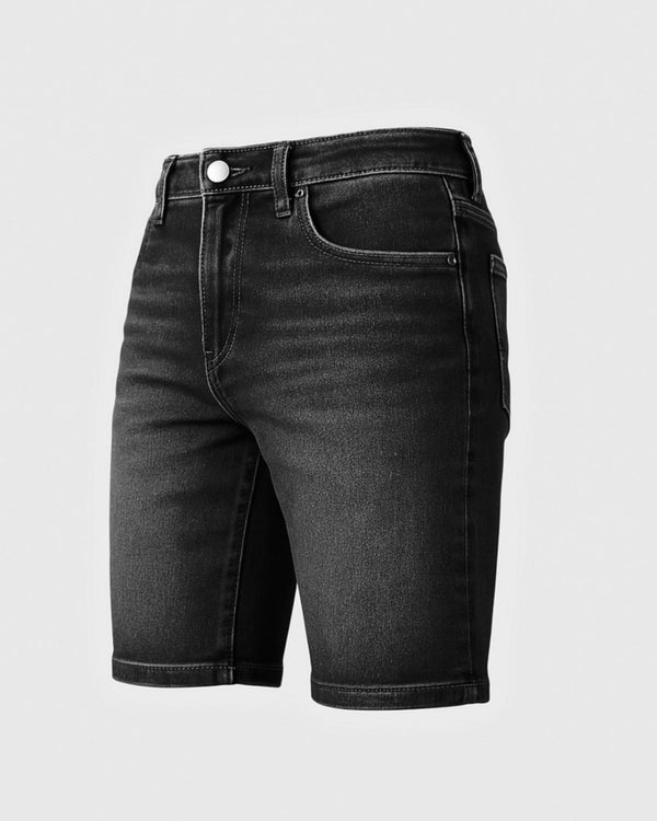 CHEVALIER | DENIM SHORTS ZWART