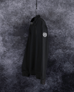 HALF ZIP ICON SWEATER ZWART