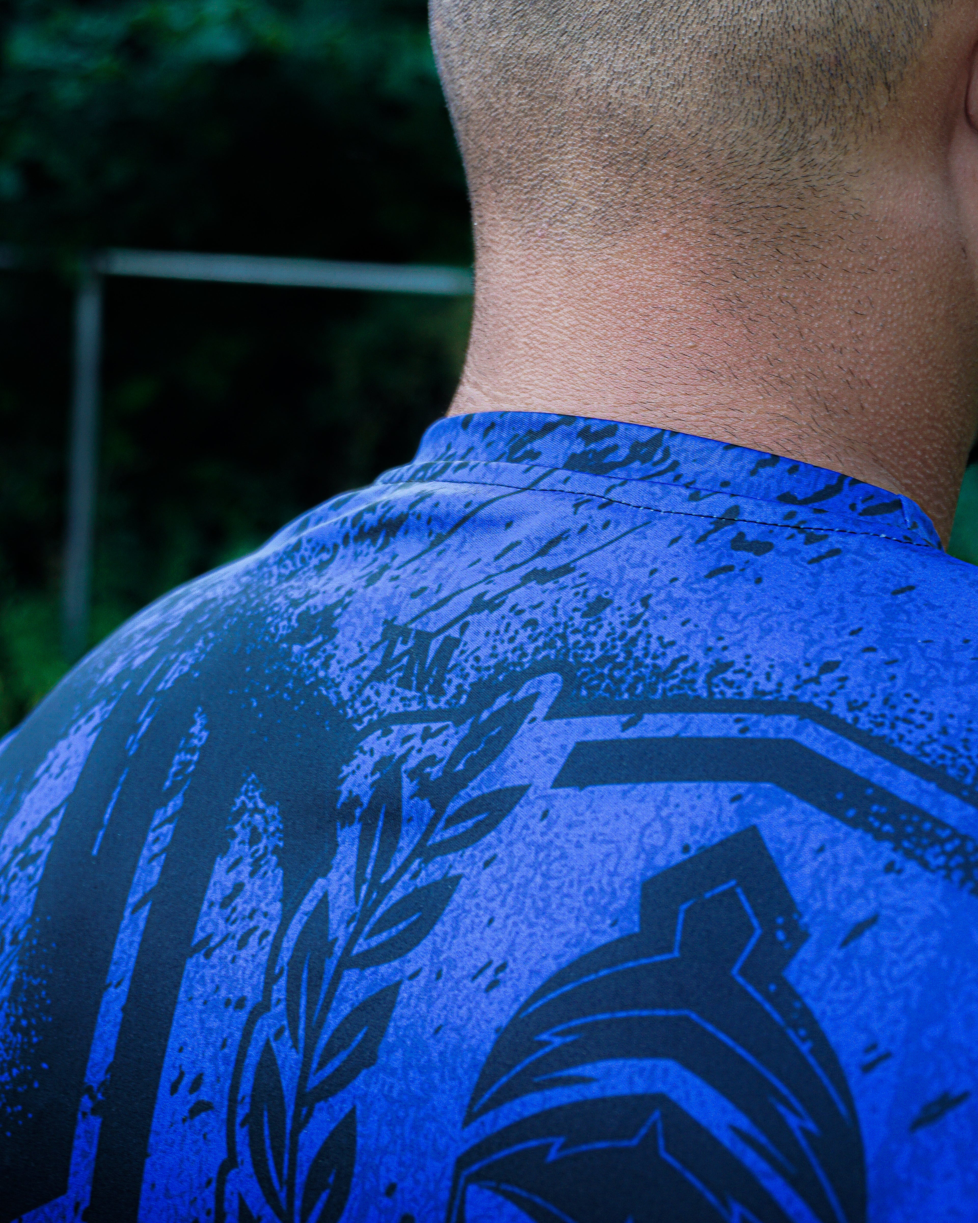 SPORTSHIRT BLAUW
