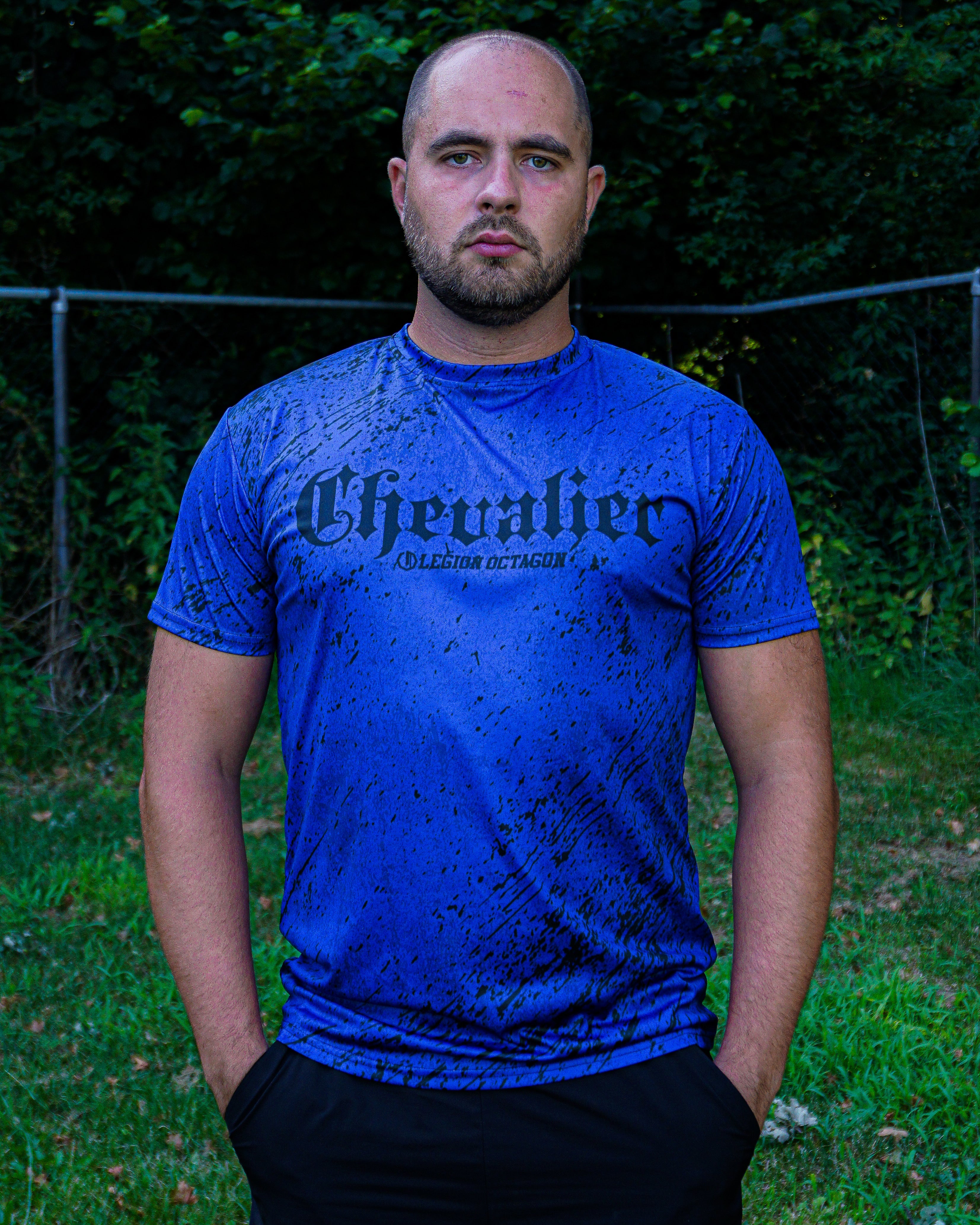 SPORTSHIRT BLAUW