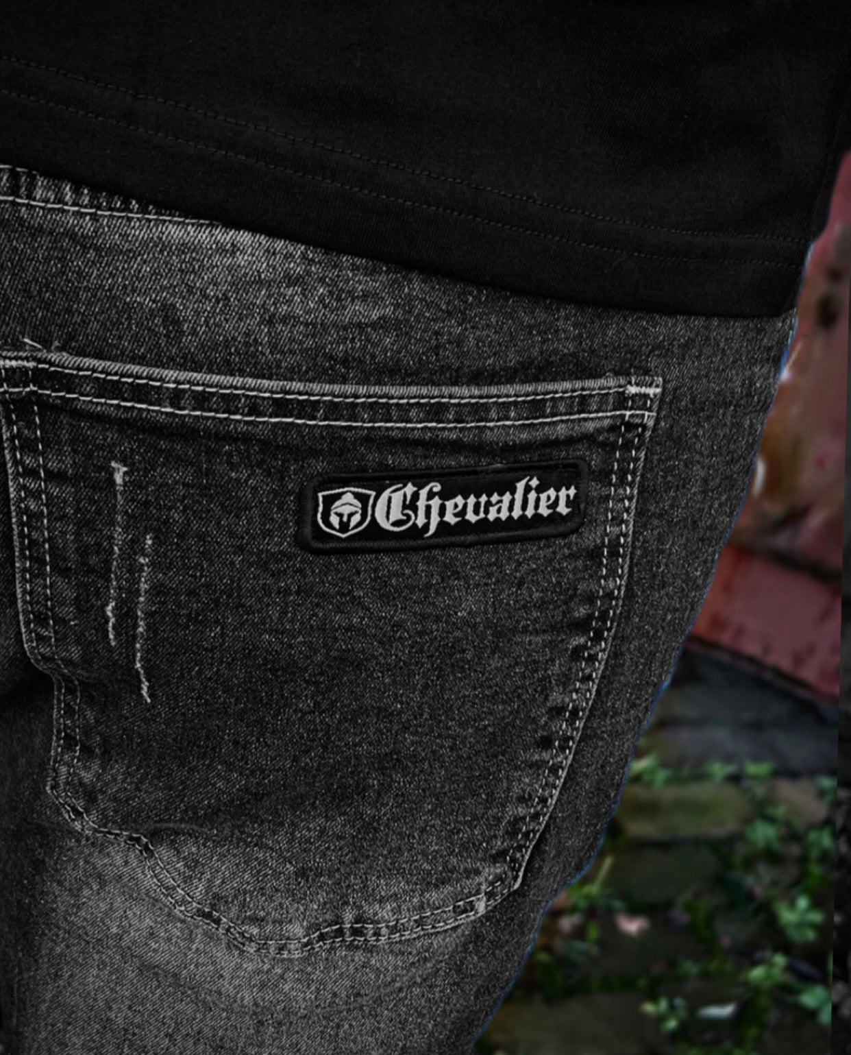 CHEVALIER | DENIM JEANS ZWART