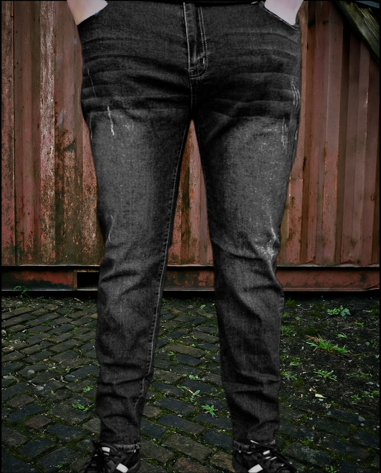 CHEVALIER | DENIM JEANS ZWART