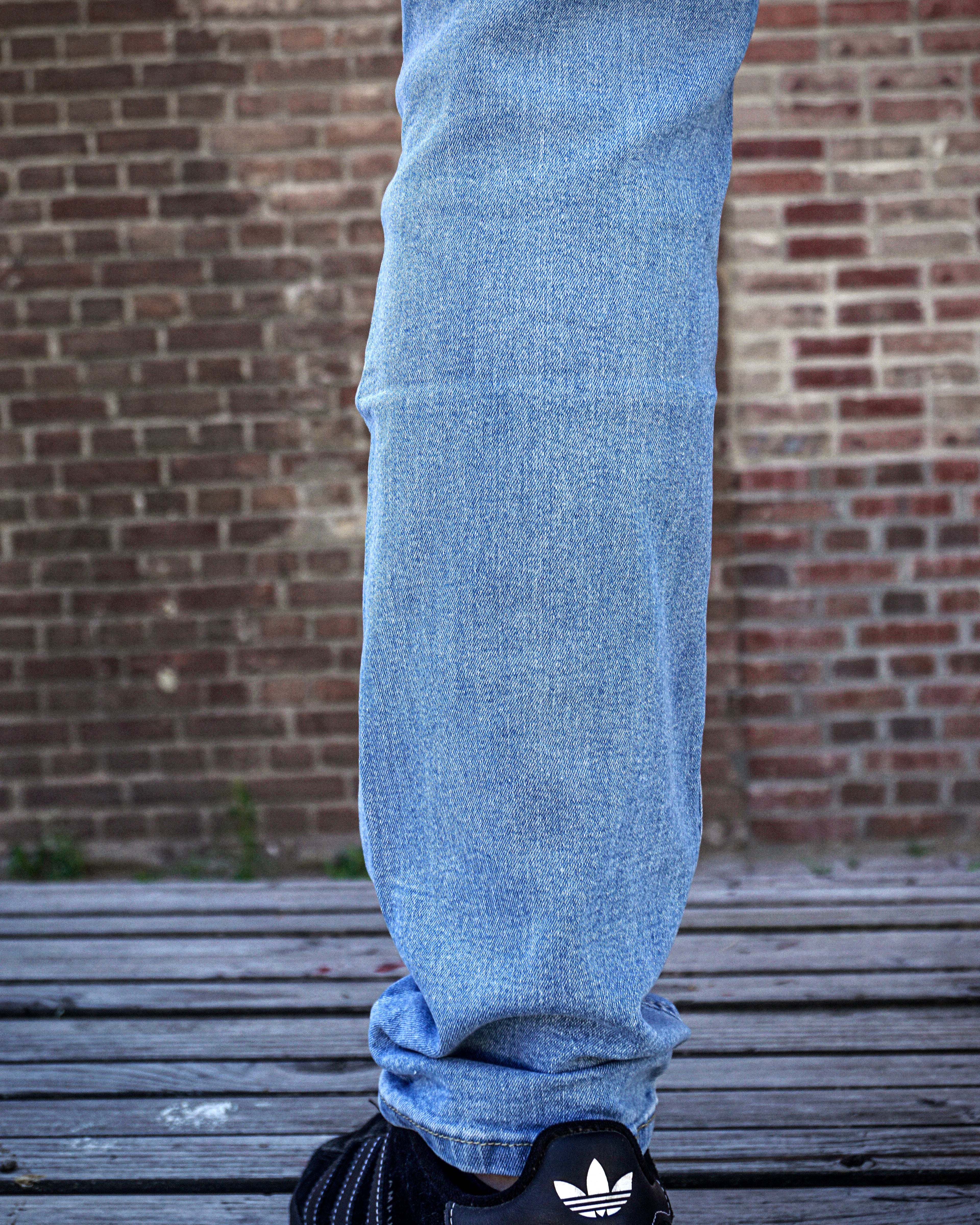 DENIM JEANS LICHTBLAUW