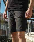 DENIM SHORTS ZWART