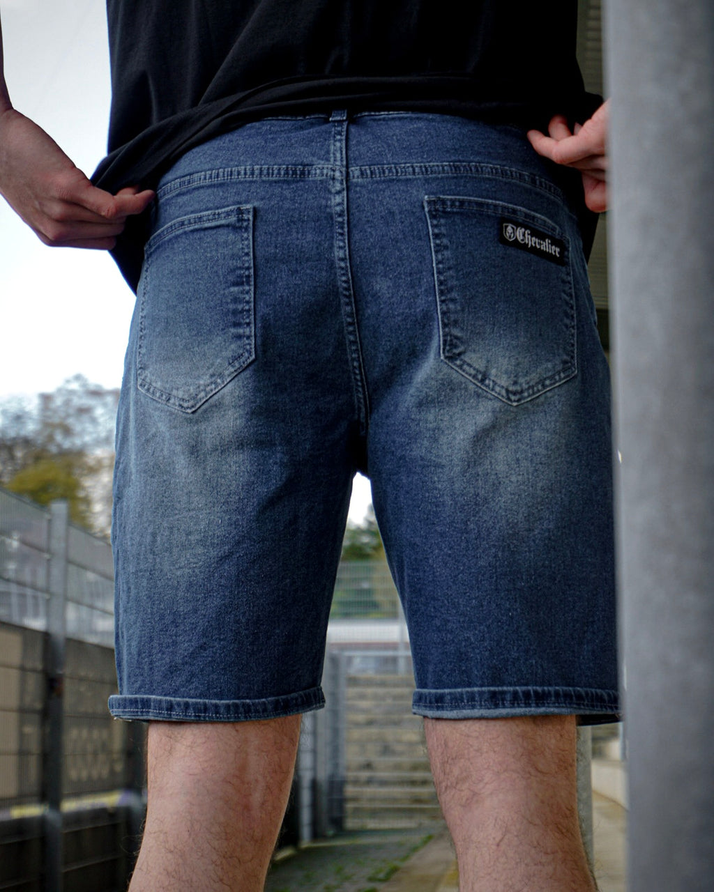 DENIM SHORTS BLAUW