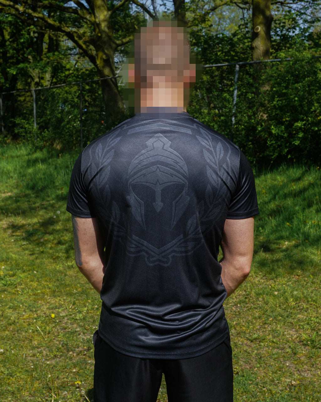 SPORTSHIRT ZWART