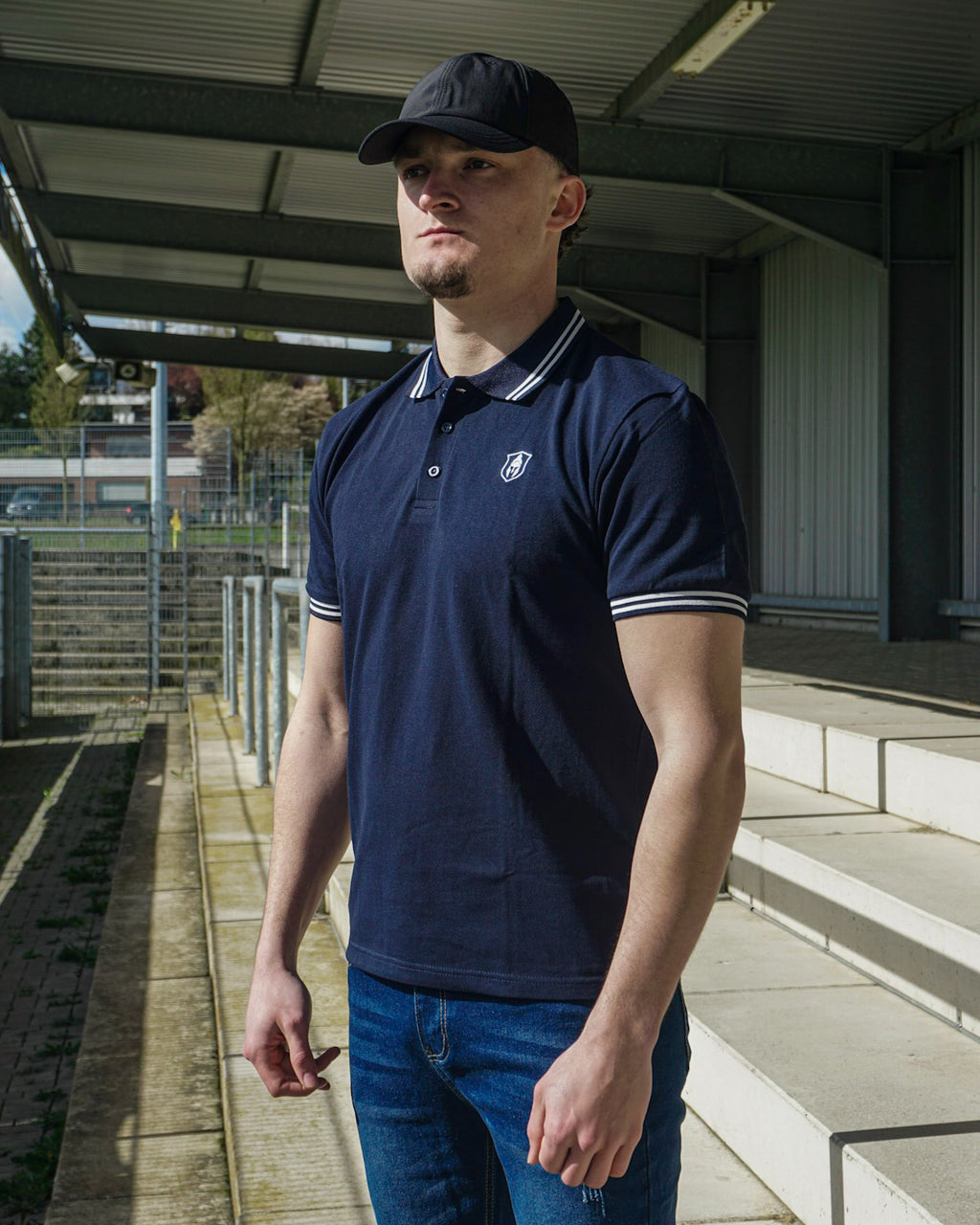 CLASSIC POLO DONKERBLAUW