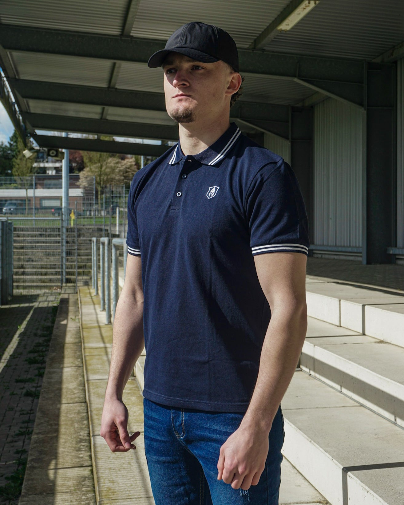 CLASSIC POLO DONKERBLAUW