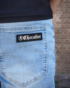 DENIM JEANS LICHTBLAUW