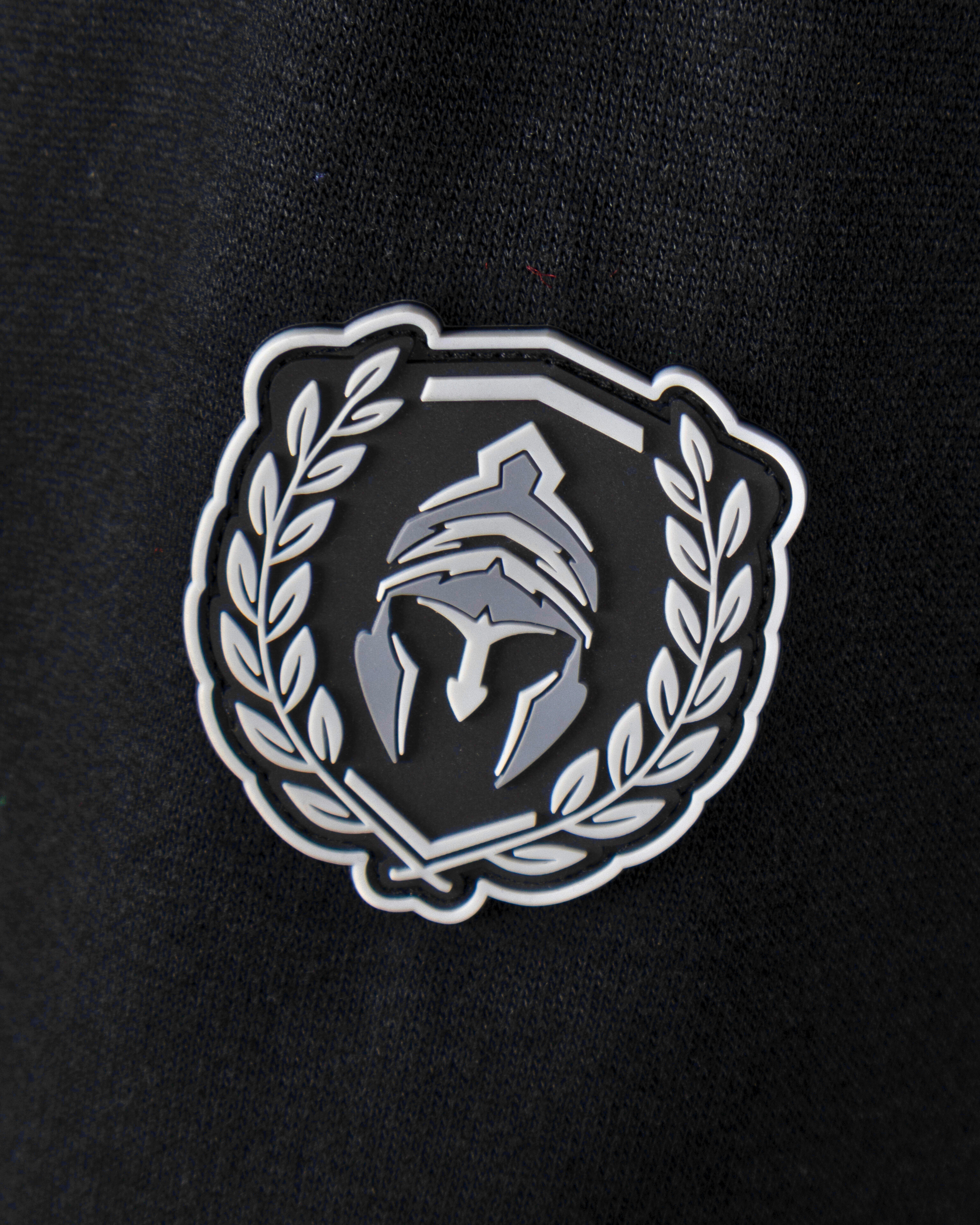 HALF ZIP ICON SWEATER ZWART